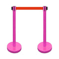 VIP Crowd Control Retractable Belt Stanchion Queue Safety Barrier Set by CrowdControlCenter