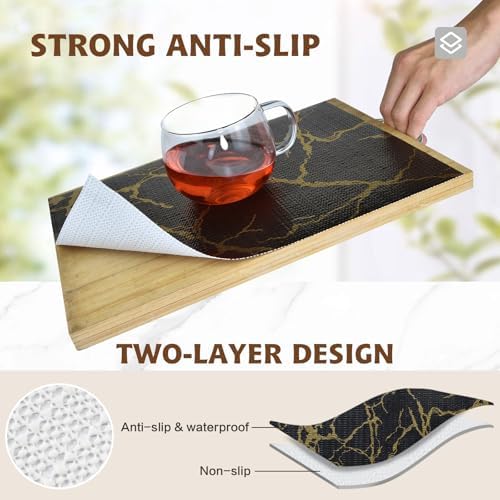 2-Layer Drawer and Shelf Liner for Kitchen Cabinet: 12in X 20Ft Non Slip - Image 2