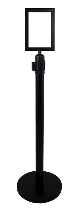 VIP Crowd Control Retractable Belt Stanchion Queue Safety Barrier Set - Image 6