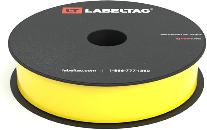 LabelTac LT4/LT4P/LTPX Label Supply 1" x 150' Yellow by LabelTac