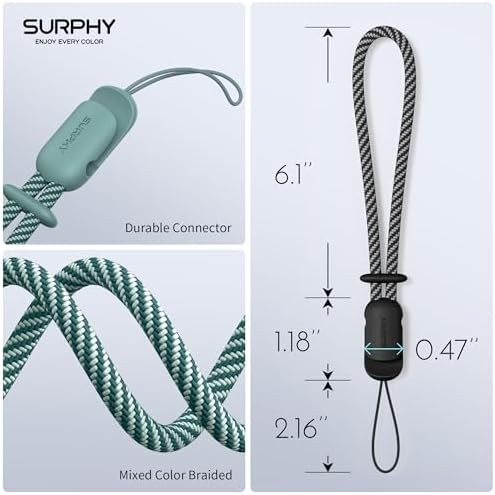 SURPHY 2 Pack Phone Lanyard, Phone Wrist Strap for Case, Camera Wrist Strap - Image 3