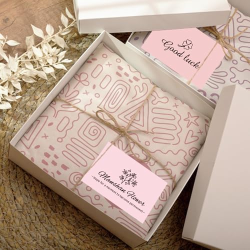 3" x 2" Pink Thermal Label,Self-Adhesive Rectangle Thermal Sticker Labels for Logo Design,Name/Price Tag,Thanks Card,Address,QR Code - Image 5