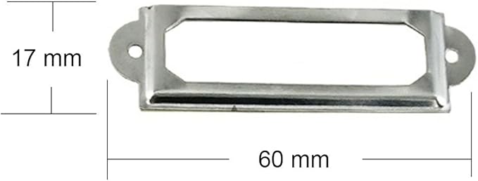 LGEGE 30 Pcs Card Holder Drawer Pull Office Library File Drawer Tag Carbinet - Image 2