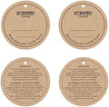 CandMak Candle Hang Tags, 160pcs 2" Diameter Handmade with Love Scented Candle Labels, Warning Labels for Candle Making by CandMak