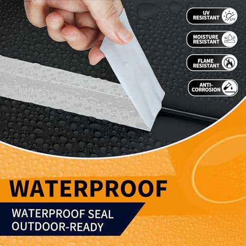 YONGJIN White Duct Tape Waterproof, 2 Pack, 2 Inch x 40 Yards Total - Image 4