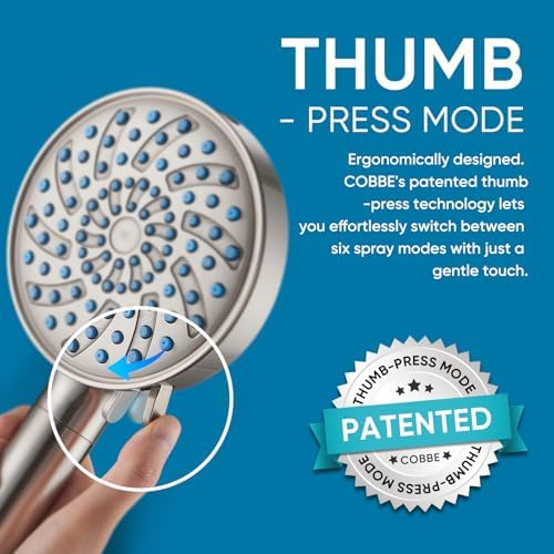Cobbe Filtered Shower Head with Handheld, Water Softener for Hard Water - Image 3