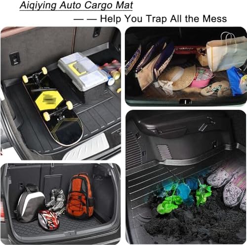 All Weather TPO Cargo Liners Trunk Mats Custom-fit for Honda CRV 2023-2026 - Image 5