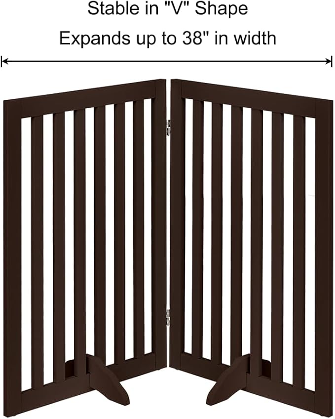 unipaws 36”H Free Standing Pet Gate - Image 6