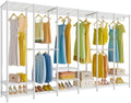 VIPEK V60 Freestanding Clothes Rack, Metal Closet Rack for Bedroom, White by VIPEK