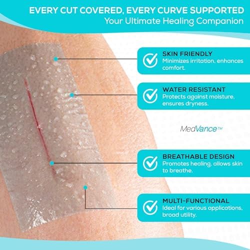 MedVance Silicone Adhesive Medical Tape, Scar Sheet,1" x5' (1 Pack) - Image 5