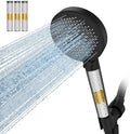 SR SUN RISE High Pressure Filtered Handheld Shower Head 9 Spray（4 filters） by SRSUNRISE
