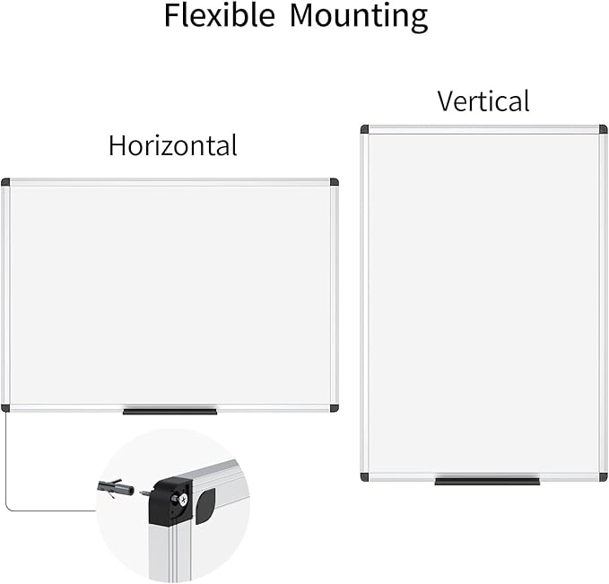 VIZ-PRO Magnetic Dry Erase Board, 24 X 18 Inches - Image 3