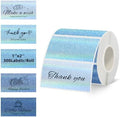 2''x1'' Holographic Direct Thermal Barcode Labels,Self-Adhesive Thermal Printer Stickers for Address Design DIY Logo Business（Blue Gradient Dots） by Unknown
