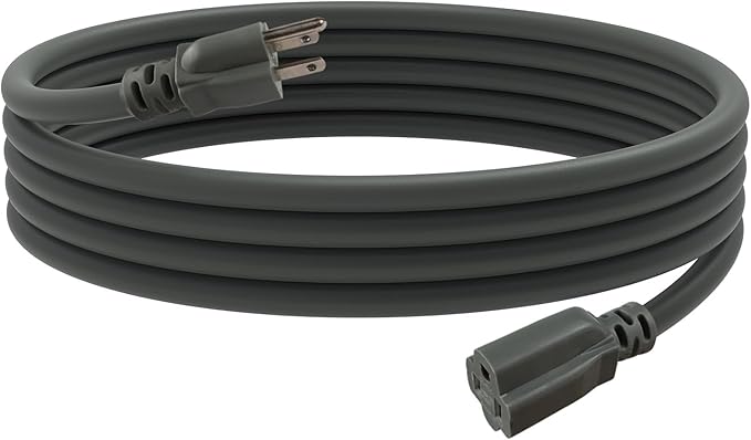 EP 10 Ft Outdoor Extension Cord, 12/3 SJTW Heavy Duty Extension Cable by ENERGYPRO