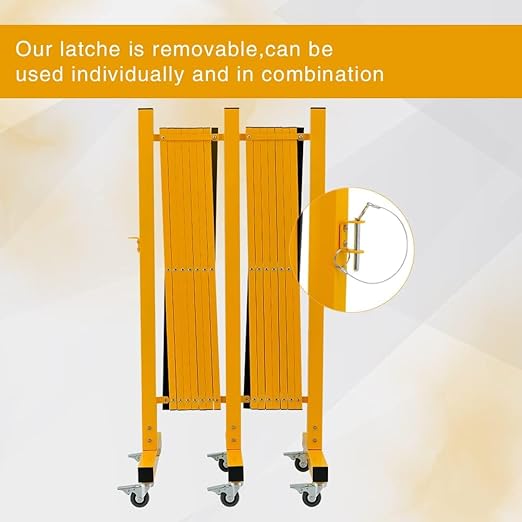 GYMTIME Metal Expandable Barricade, Safety Barrier - Image 6