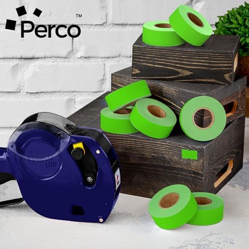 Perco 1 Line Price Gun Labels - Fluorescent Green, 8000 Count - Image 5