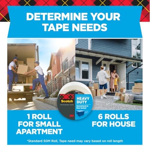 Scotch Heavy Duty Packing Tape, 1.88 in x 38.2 yd, 1 Roll - Image 5