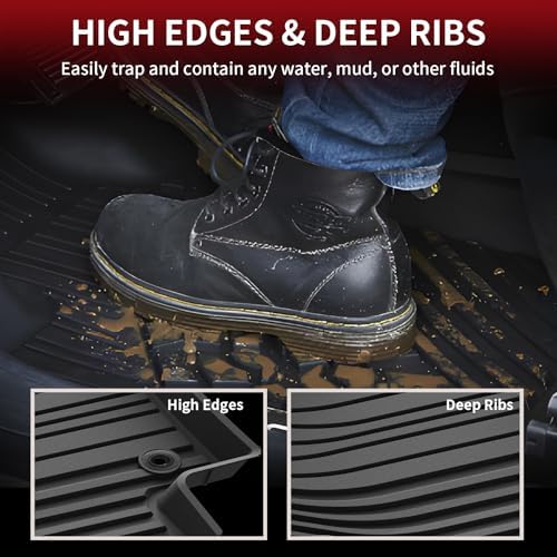 LASFIT Floor Mats for Toyota Grand Highlander 2024-2026 Fit 7/8 Seats - Image 4