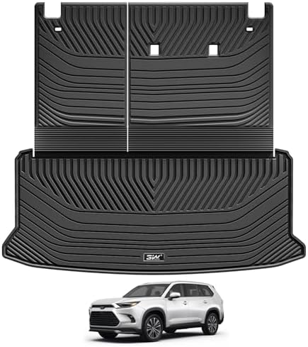 3W Cargo Liner for 2024-2026 Toyota Grand Highlander with Subwoofer by 3W