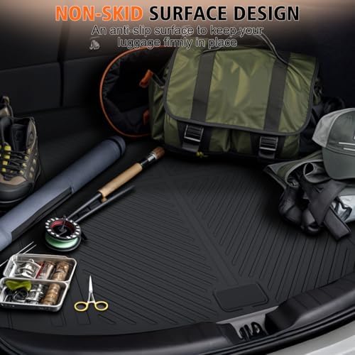 Floor Mats Cargo Liner for Ford Mustang 2015-2025 (NOT for Mach-E) - Image 6