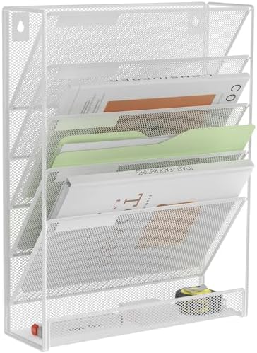 Kuntine.B Wall File Organizer Office Hanging Magazine Holder Wall File Organizer for Office Home by KuntineB