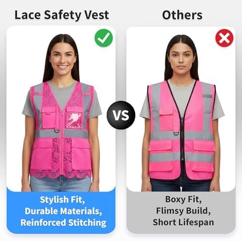 Lace-Mesh Safety Vest for Women & Men - Image 7