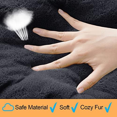 Dog Crate Pad Washable Dog Bed for Crate Large Cozy Mat 42-Inch Dark Gray - Image 4
