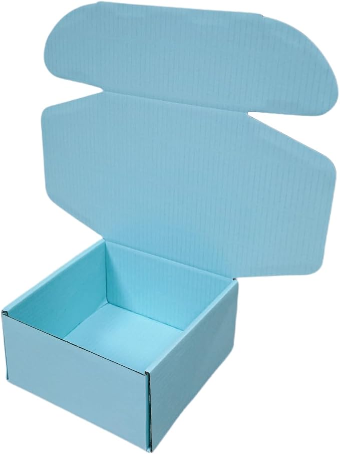 10 Pcs 9.8 x 9.8 x 4 inches Large Size Corrugated Cardboard Gift Boxes - Image 5