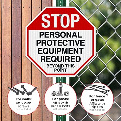 Personal Protective Equipment Required Sign, - Image 4