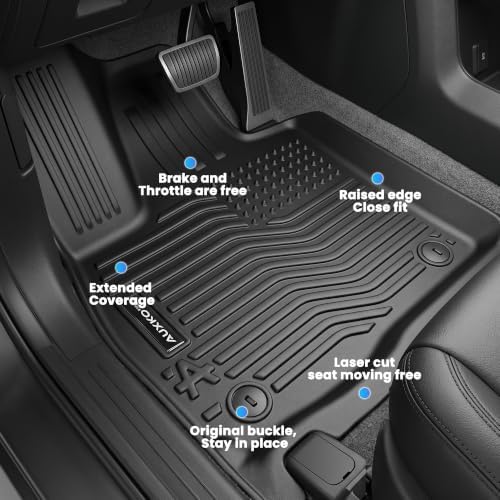 Auxko Floor Mats Fit for Kia Telluride 2020-2025 Bucket Seat - Image 3