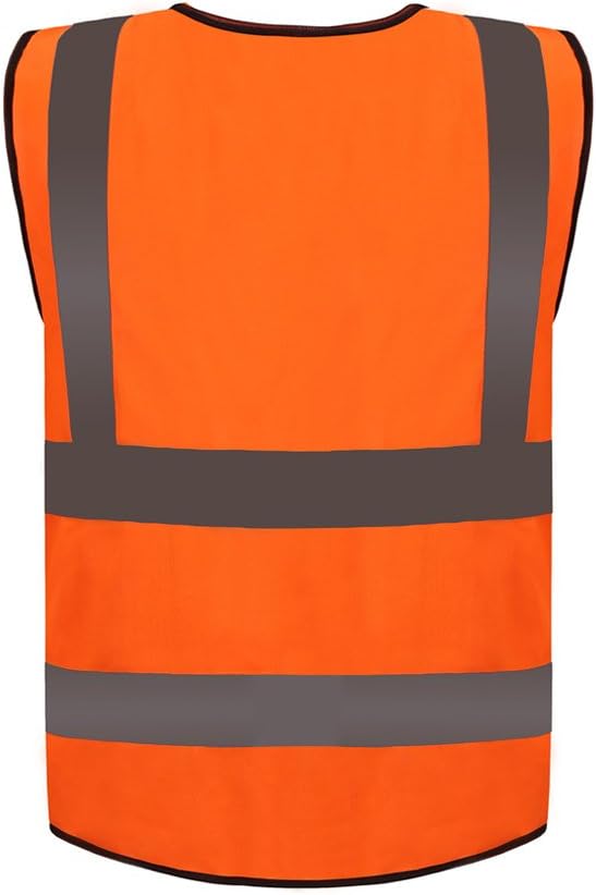 zojo High Visibility Reflective Vests, Adjustable Size, Lightweight Mesh Fabric - Image 2