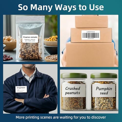 100 Sheets 1000 Pcs 2”x4” 10 Up Shipping Address Labels Compatible with Laser and Inkjet Printers, 2x4 10 Per Page Strong Adhesive Internet Mailing Shipping Labels - Image 6