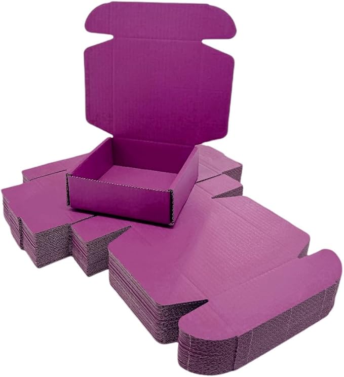50 Pcs 6.3 x 6 x 1.6 inches Shipping Boxes - Image 3