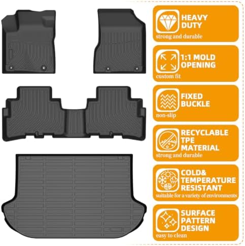 Floor Mats for Nissan Murano 2024 2023 2022 2021 2020 2019 2018 2017.5 - Image 6