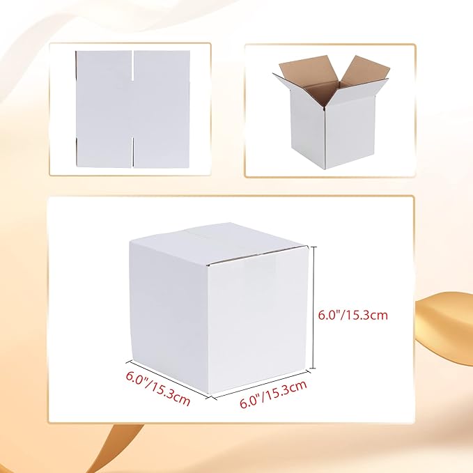 Calenzana 6x6x6 Inches Shipping Boxes Set of 40 - Image 2