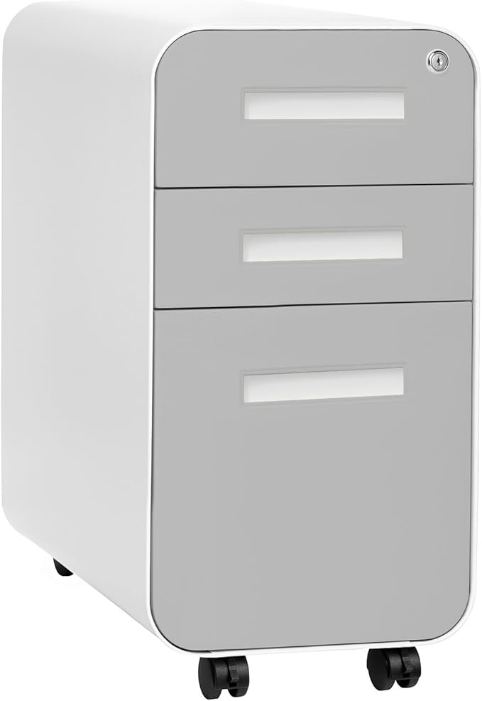 Laura Davidson Furniture Stockpile Slim 3-Drawer Mobile File Cabinet by LauraDavidsonFurniture