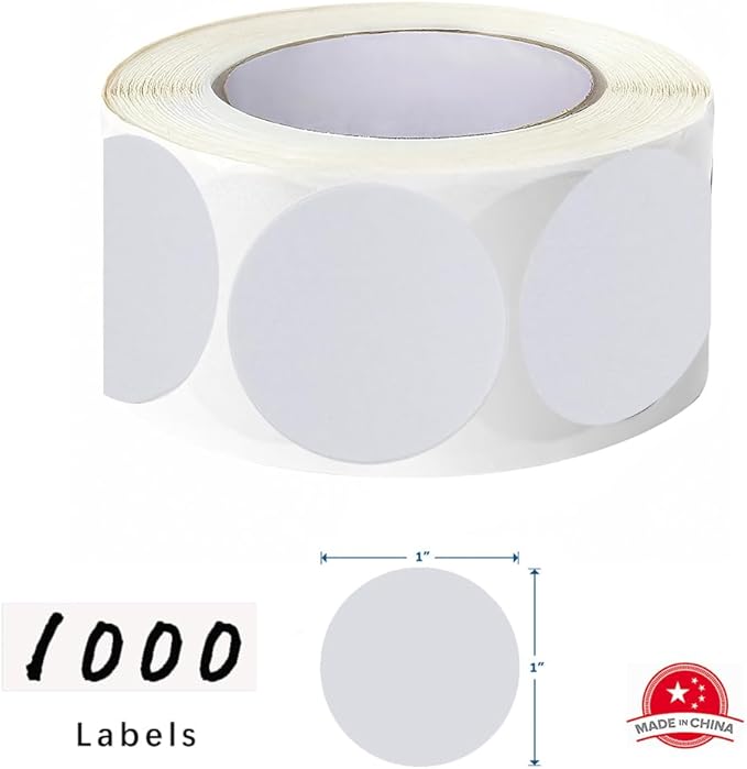 SHYGO® 1“White Circle Dot Stickers Color Coding Labels - Image 2
