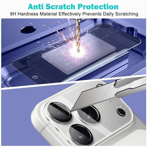 PEHAEL for iPhone 17 Pro Privacy Screen Protector+Camera Lens Protector - Image 6