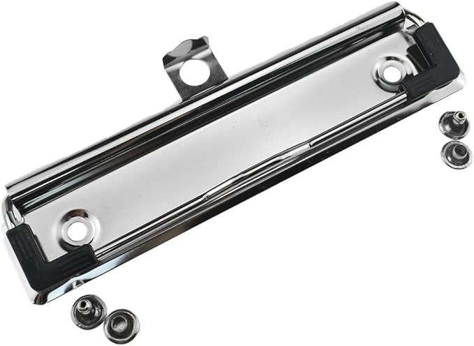 HAHIYO 4.72 Inches Silver Metal Clipboard Clips by HAHIYO