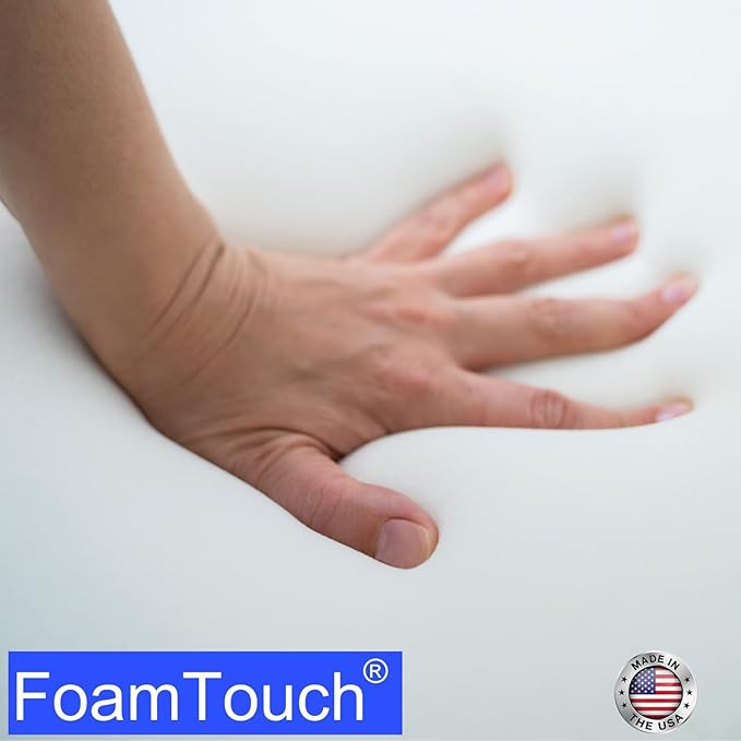 FoamTouch Upholstery Foam Cushion High Density 3'' Height x 30'' Width x 72'' - Image 7
