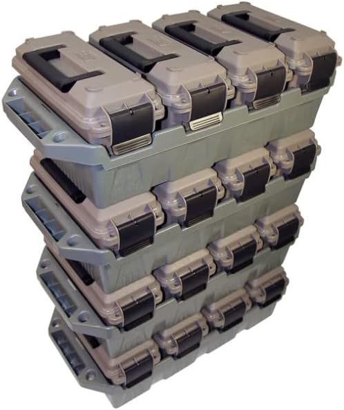 MTM AC4C 4-Can Ammo Crate, 30 Caliber, Dark Earth/Army Green - Image 4