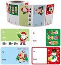 250Pcs Christmas Gift Tags,Self Adhesive Santa Claus Stickers,Christmas Tags for Gifts,to from Festive Holiday Name Tag Labels for Xmas Decorations Holiday Present Packaging Wrapping Cards by LOPUROExquisiteAccessories