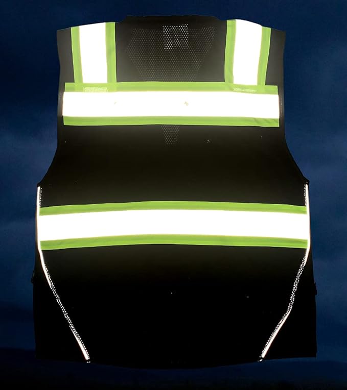 Men's Black Series Safety Vest - Image 8