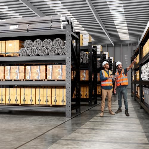 5000LBS Heavy Duty Storage Shelves, 59"W Adjustable Garage Shelving Unit, Rust Proof Large Metal Storage Rack, 20"Dx59"Wx54.3"H Industrial Shelving for Warehouse, Basement, Shop, Supermarket - Image 6