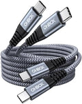 Short USBC to USBC Cable 3FT, 60W USB Type C Fast Charging Cable for Car by OHBOX