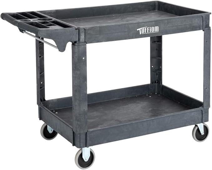 TUFFIOM Plastic Service Utility Cart by TUFFIOM