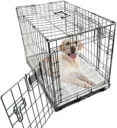 Dog Bed Crate Mat(42" X 28"), Soft Plush Dog Bed Pad - Image 5