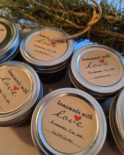 2" Homemade with Love Stickers, 500 Pcs Kraft Jar Canning Label Stickers for Baked Packaging, Cookie Bags, Fudge Containers, Store Owners, Crafts, Organizing, Price Tags - Image 5