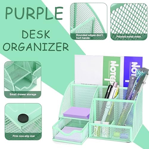 Scindaly Office Desk Accessories 12-Piece & Desk Organizers and Accessories - Image 2