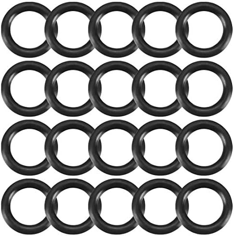 uxcell Nitrile Rubber O-Rings 11.5mm OD 7.5mm ID 2mm Width, Metric Sealing Gasket, Pack of 20 by uxcell